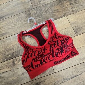 Reebok Red Sports Bra medium, not worn, no tag